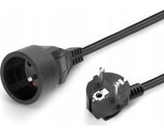 Montis Power prailginimo kištukas-lizdas 20m juodas MT117B-20 MONTIS