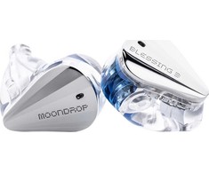 Ausinės MOONDROP Blessing 3 Ausinukai | Sidabrinis, Transparent