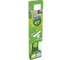Swiffer Sweeper Starter Kit XXL: grindų šluota + sausos šluostės (8vnt.) + šlapios šluostės (3vnt.)
