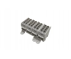 MOREK Paskirstymo blokas - skirstomasis HLAK25 (MAG) 4P pilkas 2xAl/Cu 25mm+16mm 1000VAC/1500VDC MAG4254A00