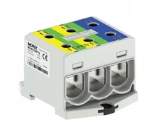 MOREK Jungtis OTL-PEN 150-3 2x geltona/žalia/mėlyna 3xAl/Cu 25-150mm 1000V AC/1500V DC Universali jungtis MAA3150P10