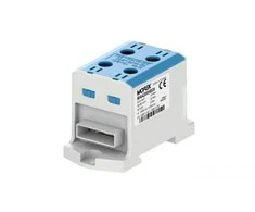 Morek OTL95-2B jungtis mėlyna 2xAl/Cu 6-95mm2 3x1x24 1000V AC/1500V DC Universalus gnybtas su įvadu lanksčiai šynai MAA2095B20