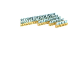 Morek Žalvarinė gnybtų juosta BB142-10, 142 bėgeliai, 1,5-16 mm², 63A, 1 m MAD0142E21