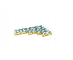 Morek Žalvarinė gnybtų kaladėlė BB111, 111 bėgelių, 1,5-25 mm2, 100A, 1m MAD0111E21