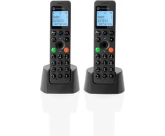 Telefonas stacionarus Motorola DOT202 DUO Juodas - TELEFONAS DECT