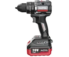 Mova smūginis bešepeštis gręžtuvas-suktuvas 20V 105Nm HP (baterija ir įkroviklis komplekte) (PD105IK)
