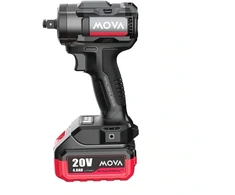 „Mova“ smūginis veržliaraktis bešepetėlinis 20V 380Nm 1/2'' (baterija ir įkroviklis komplekte) (PW380K)