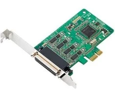 Šakotuvas Karta jungiama į tinklą Moxa 4 jungtys RS422/485 PCIe, Low Pr