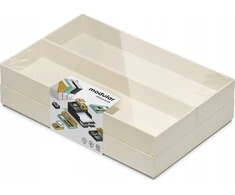 Moxom MOXOM Modulinių padėklų rinkinys, 250x170x65mm, 7 vnt., balta