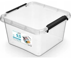 Moxom MOXOM Simple Box laikymo konteineris, 9l, (290 x 290 x 165mm), skaidrus