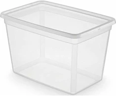 Moxom Basestore konteineris su dangčiu ir spaustukais 39x39x35 60 l