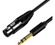 Mozos Kabelis mikrofonas XLR - Jack 6.35 3m MCABLE-XLR-FJ