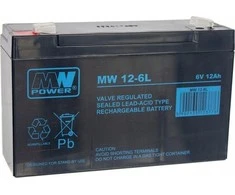 Mw Power MWPower MW 6V 12Ah F2(250) AGM akumuliatorius, 6-9 metai