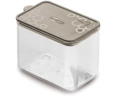 Style Food bowl rectangular M 1,2L Con.Tengo 15,5x10x11,9cm pilkas-ruda