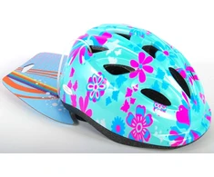 Mpmax Volare - Kids bike helmet XS small 47-51cm - Žalias/Rožinė (825)