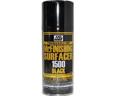 Mr Hobby Mr.Hobby Finishing Surfacer 1500 juodas gruntas, 170 ml balionėlis (B-526)