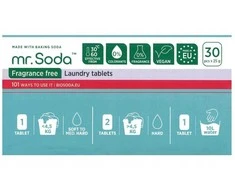Mr&amp;Mrs Fragrance Skalbimo tabletės su soda, 30 vnt. x 25 g, mr. Soda
