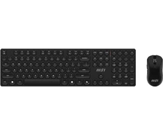 MSI FORGE K210 WIRELESS COMBO klaviatūra Dołączona myszka Dom/Biuro USB Juodas