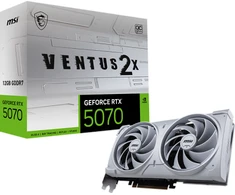 Vaizdo plokštė MSI GeForce RTX 5070 12G VENTUS 2X OC Baltas | NVIDIA | 12 GB | GeForce RTX 5070 | GDDR7 | HDMI jungtys kiekis 1 | PCI Express Gen 5