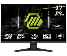 Monitorius 27 colių (68,6 cm) TFT MSI MAG G274FDE žaidimų ekranas, mažmeninė prekyba