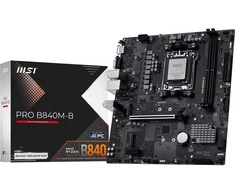 Pagrindinė plokštė MSI PRO B840M-B | Procesorių šeima AMD | Procesoriaus lizdas AM5 | DDR5 | Palaikomos standžiojo disko sąsajos SATA, M.2 | SATA jungčių skaičius 4