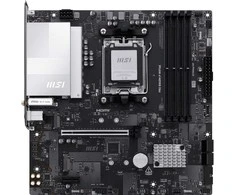 Pagrindinė plokštė MSI PRO B840M-P WIFI6E | Processor family AMD | Processor socket AM5 | DDR5 | Supported hard disk drive interfaces SATA, M.2 | Number of SATA connectors 4 | REFURBISHED BE ORIGINALIOS PAKUOTĖS AND ACCESSORIES, BACKPANEL INCLUDED