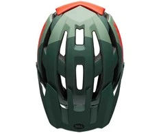 MTB dviratis BELL SUPER AIR MIPS SPHERICAL matinės blizgios žalios infraraudonųjų spindulių rožinės spalvos. L (58-62 cm) (NAUJIENA)