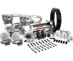 MTuning 2 Kompresory VIAIR 444C Chrom - DUAL PACK