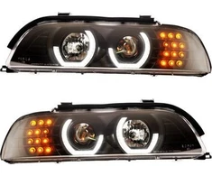 MTuning BM395480 – halogeninių lempų komplektas juodas BMW 5 E39 1996-2003 m.