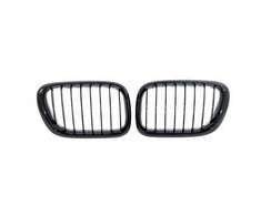 MTuning grotelės BMW X5 E53 viengubais briaunomis blizgios juodos spalvos