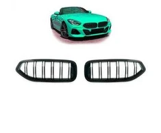 Mtuning BMW Z4 G29 grotelės su dvigubais briaunomis, blizgios juodos spalvos