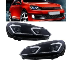 MTuning chromo halogeninių lempų komplektas VW GOLF VI 2008-2012m