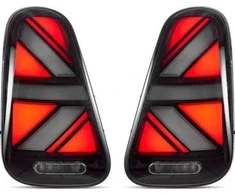 MTuning Clear LED galinių žibintų rinkinys MINI R50 R53 R52 2001-2006 m.