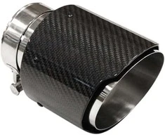 Mtuning Duslintuvo antgalis 101 mm įleidimo anga 70 mm anglies pluošto blizgesys