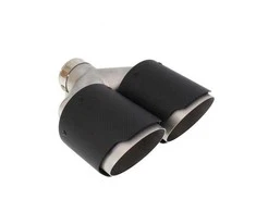 Mtuning Duslintuvo antgalis 114mmx2 įėjimas 76mm anglies kilimėlis