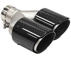 Mtuning Duslintuvo galinis dangtelis 89 mm x 2 įvadas 57 mm dešinysis anglies blizgesys