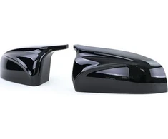 „MTuning Gloss Juodas“ šoninių veidrodėlių dangtelių komplektas BMW X5 E70 X6 E71 E72 2007–2014 m.