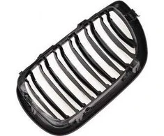 MTuning Sport Grilis Double Fins Blizgus juodas BMW 3 E46 Compact Facelift 2001-2005 m.