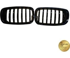 Mtuning Sports Grilis Single Ribs Blizgus juodas BMW X6 E71 E72 X5 E70 2008-2014 m.