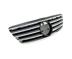 Mtuning Grotelės Mercedes-Benz S W220 Facelift chromuotos ir juodos spalvos