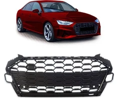 MTuning Juodas sportinis grilis AUDI A4 B9 Facelift 2019-2023
