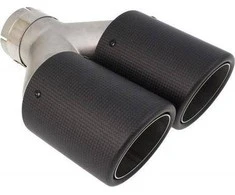 MTuning Dvigubo galo duslintuvas 2x101mm įvestis 63mm Anglies L