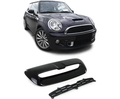 MTuning priekinio gaubto variklio dangčio oro kaušelis blizgus Juodas MINI R56 R57 2006-2014 m.