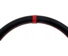 MTuning Pro vairas 350 mm poslinkis: 80 mm juoda oda