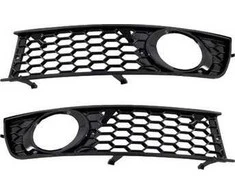 MTuning Rėmai halogeninėms lempoms Blizgus Juodas AUDI A4 B6 2001-2004