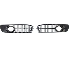 MTuning Rėmai halogeninėms lempoms Blizgūs Juodi AUDI A6 C6 prieš veido patobulinimą 2008-2011 m.
