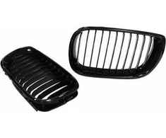MTuning Single Fin Sports Grilis Gloss Juodas BMW 3 E46 Compact Facelift 2001-2005