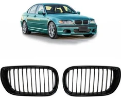 MTuning Single Fin Sports Grilis Gloss Juodas BMW 3 E46 Compact Facelift 2001-2005