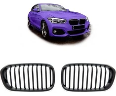 „MTuning Single Rib“ sportinės grotelės, matinės juodos, BMW 1 F20 F21 veido pakėlimas 2015–2019 m.
