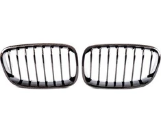MTuning Single rib sportinės grotelės Carbon Look BMW 1 F20 F21 pre-facelift 2011-2015